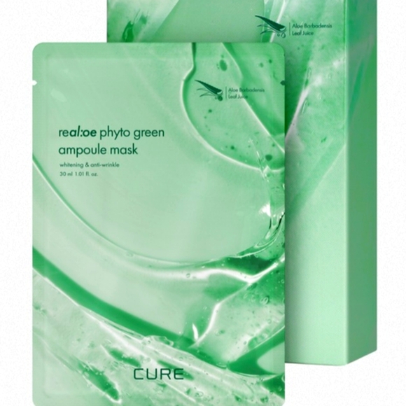 Real Aloe Phyto Green Ampoule Mask - Green - Picture 1 of 5